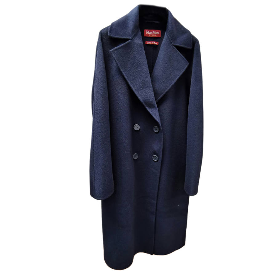 MaxMara Studio MaxMara Studio Coat Women's Dark Blue