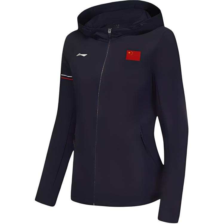 Li-Ning Li Ning Trench Coat Women's Deep Blue