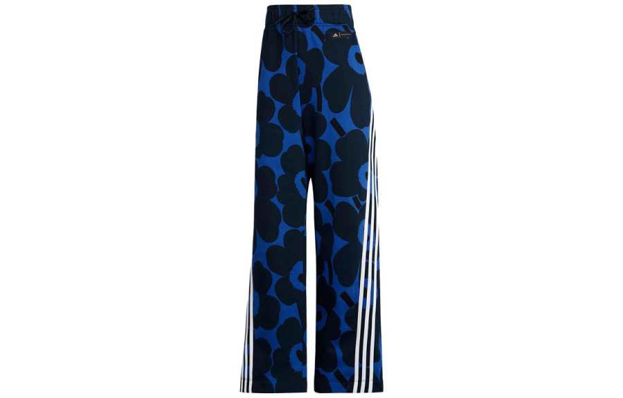 Adidas Adidas X Marimekko Adidas X Marimekko Casual Pants Women's Dark Blue Moderate Wide Leg Pants