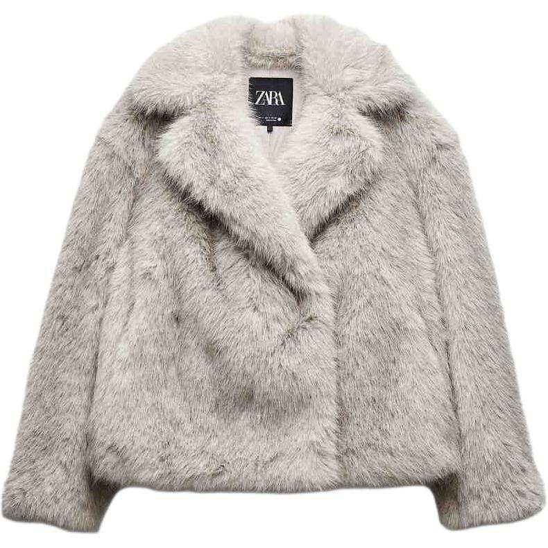 ZARA Velvet Jackets Women's Lapel Moderate