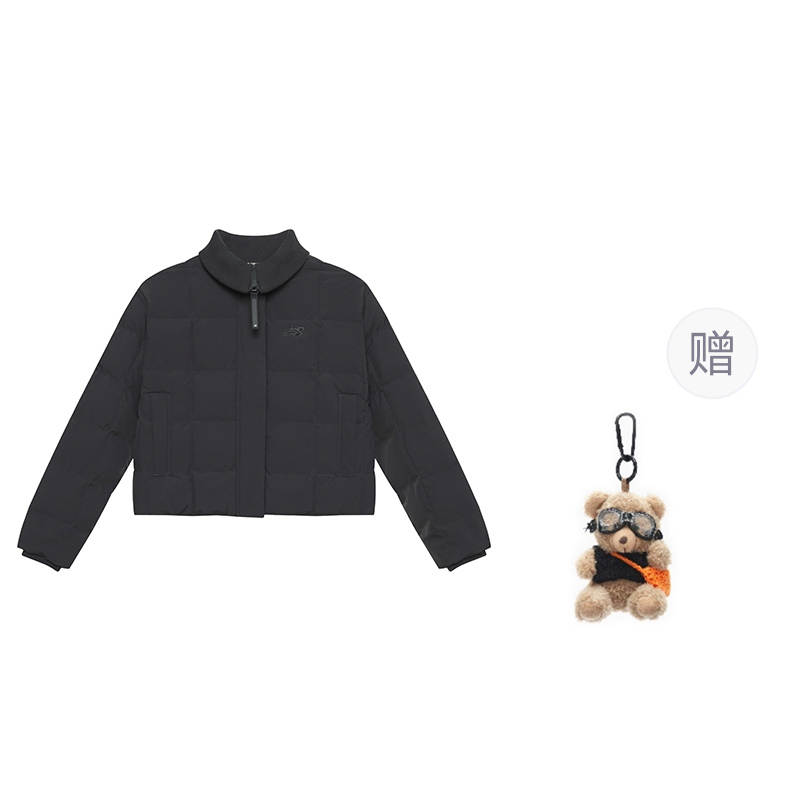 New Balance New Balance Lifestyle Casual Collection FW24 Puffer Jacket Women's Black Asphalt
