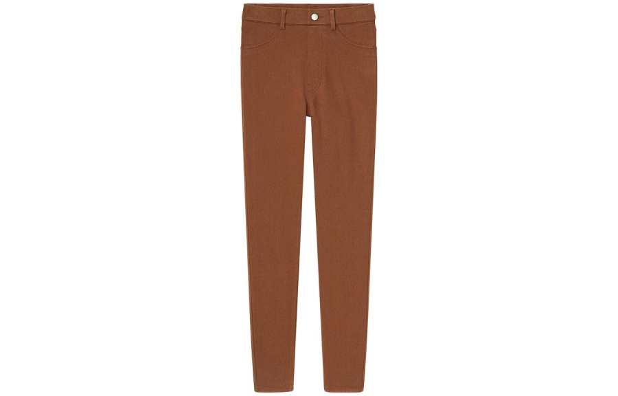 UNIQLO Casual Pants Women's Umber Moderate Straight Fit Pants