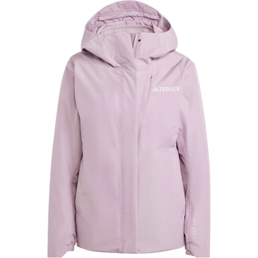 Adidas Adidas Waterproof And Windproof To Keep Warm Windbreaker Jacket Women's Dark Purple Pink