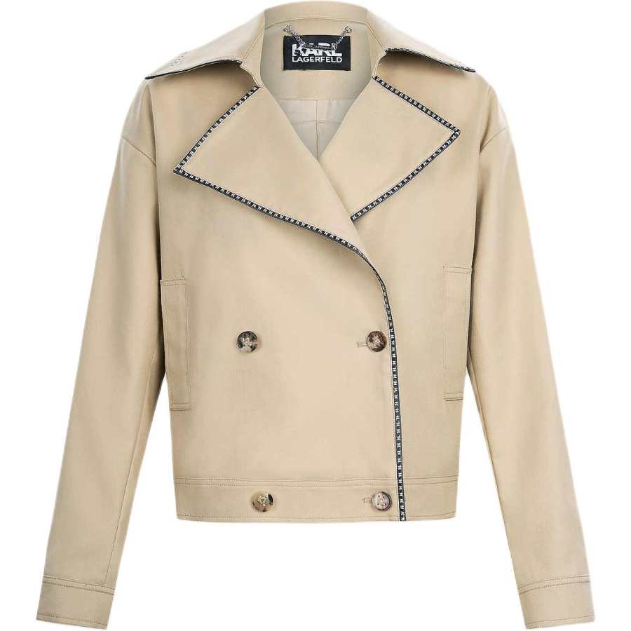 KARL LAGERFELD / Karl Lagerfeld Jeans Trench Coat Women's Camel