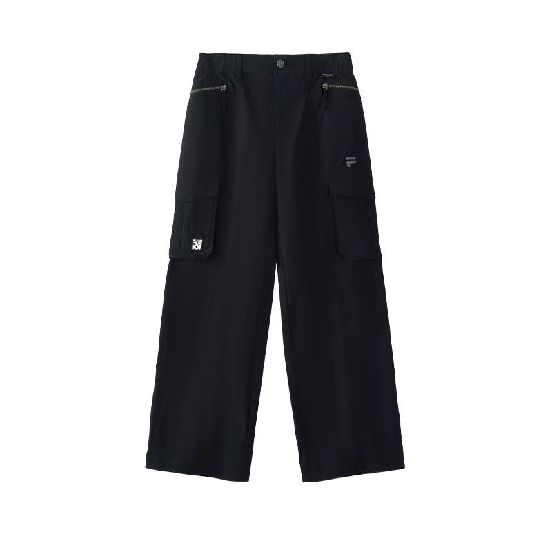 FILA FUSION China Olympic Skateboard Collection Casual Pants Women's Jet Black