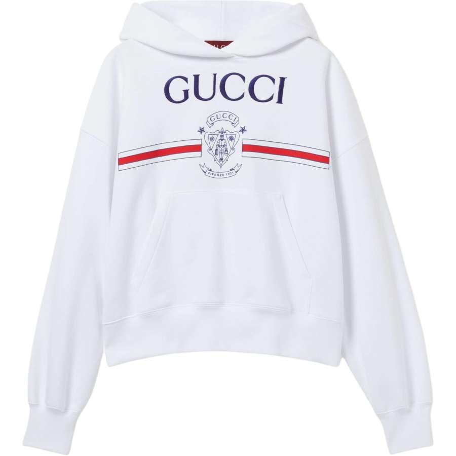 GUCCI Sweatshirts Women's White Hooded Moderate Other