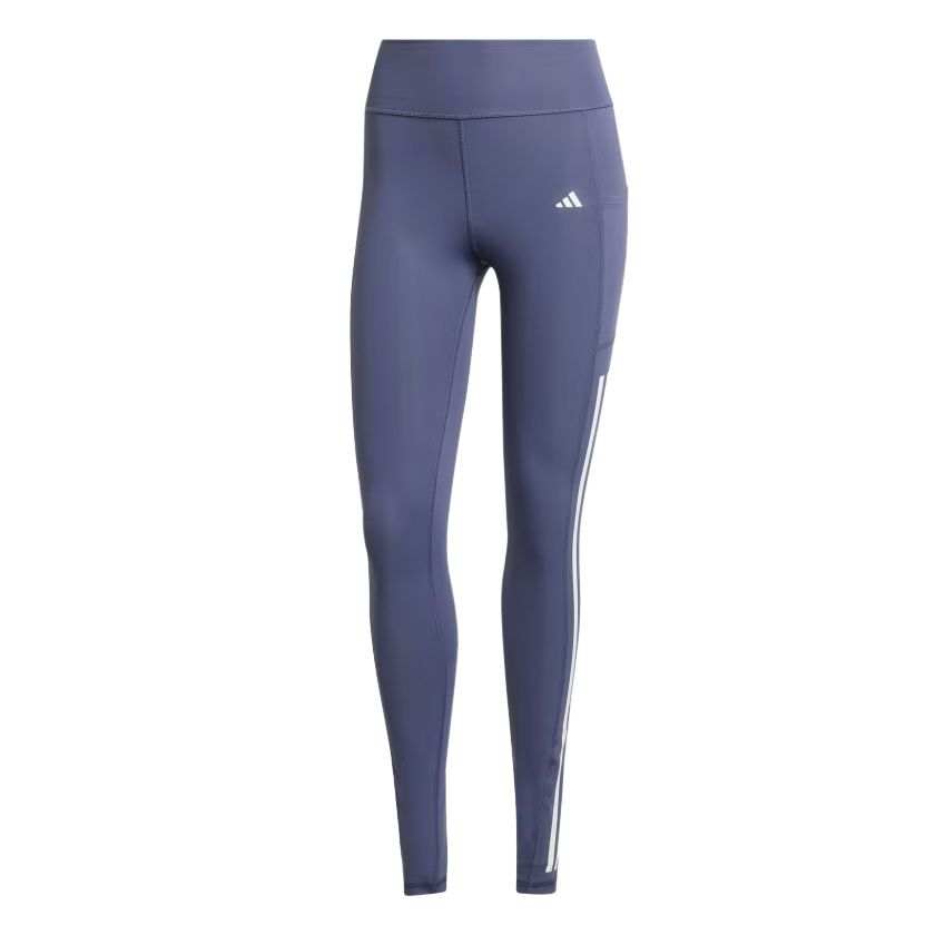 Adidas Adidas Free Shipping With AdiClub Optime 3 Stripes Full Length Leggings