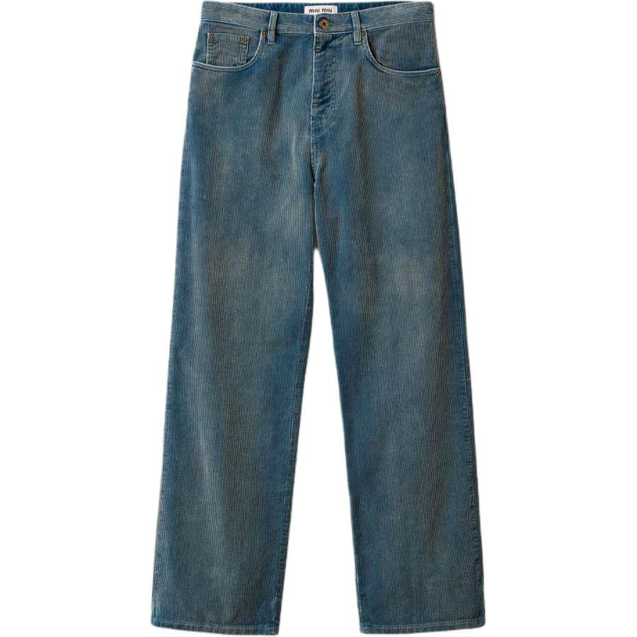 MIU MIU Casual Pants Women's Sapphire Blue