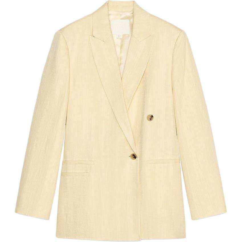 ZARA ZW Business Suit Women's Light Yellow