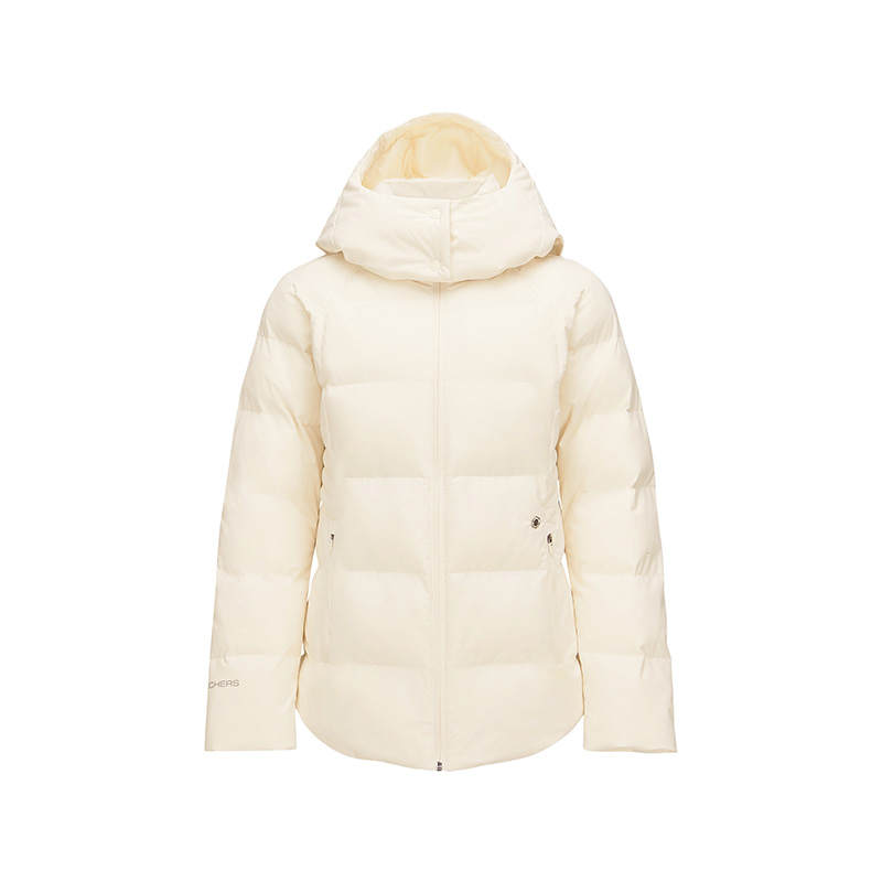 Skechers Sports Life Collection Puffer Jacket Women's Pearl White