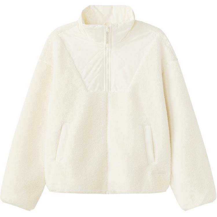 Skechers Wilderness Outdoor Collection Puffer Jacket Women's Egg White Color