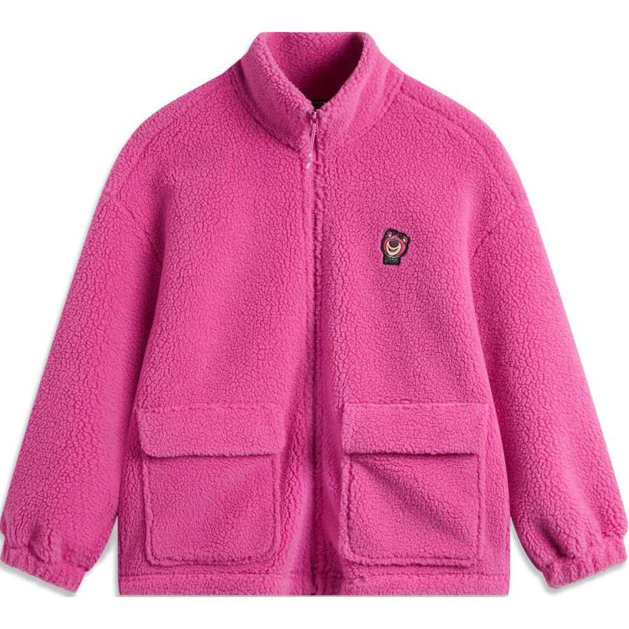Li-Ning Li Ning x Disney Velvet feel Coat Women's Rose Purple