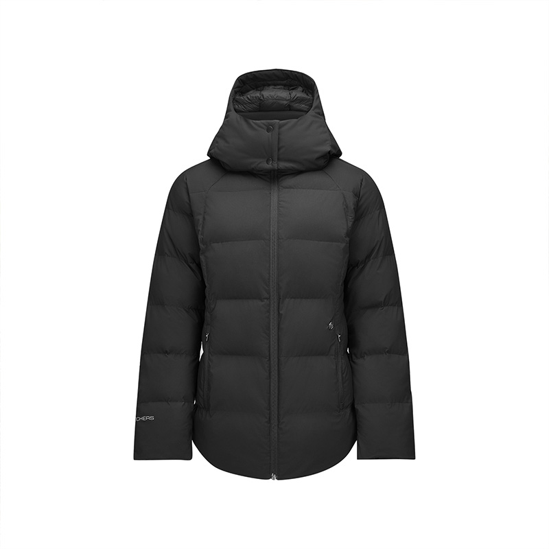 Skechers Sports Life Collection Puffer Jacket Women's Carbon Black