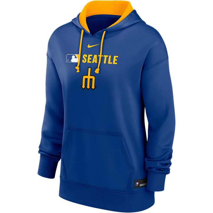 Nike Nike Seattle Mariners Authentic Collection City Connect Women's Nike Therma Mlb Pullover Hoodie
