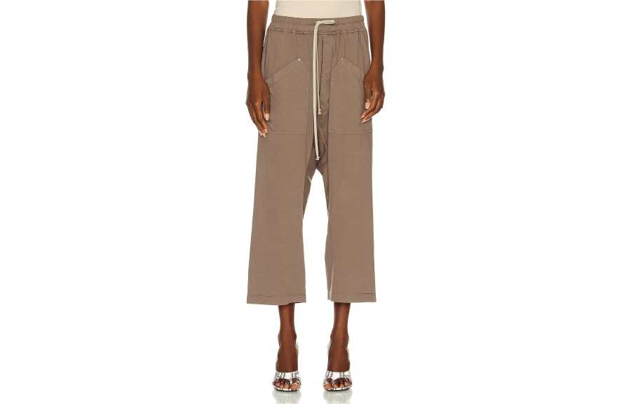 Rick Owens DRKSHDW Casual Pants Women's Sand Moderate Straight Fit Pants