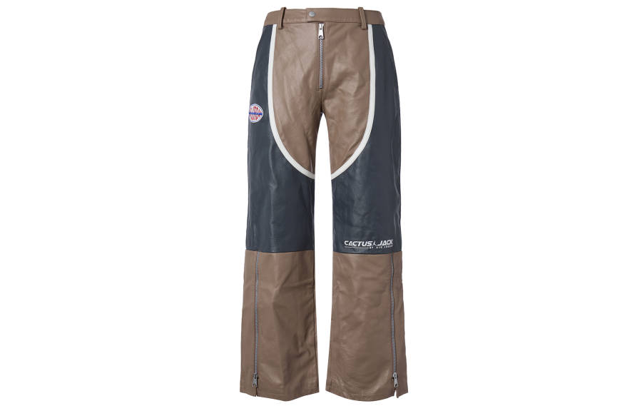 Jordan Jordan X Travis Scott Cactus Jack Women's Leather Pants Asia Sizing Archaeo Brown