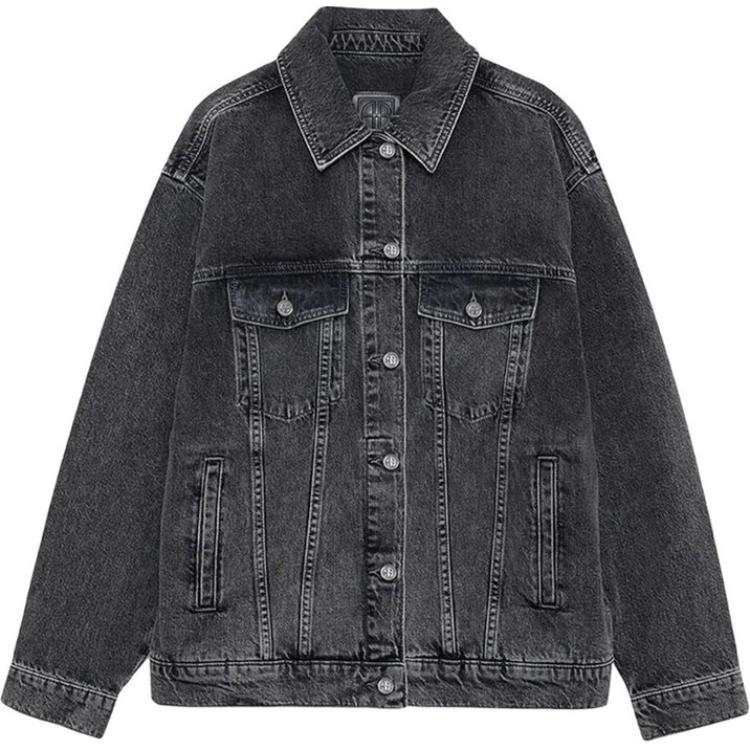 Anine Bing Rory Button Up Denim Jacket