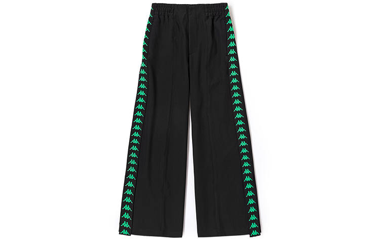Kappa Casual Pants Women's Black 990 Moderate Wide Leg Pants