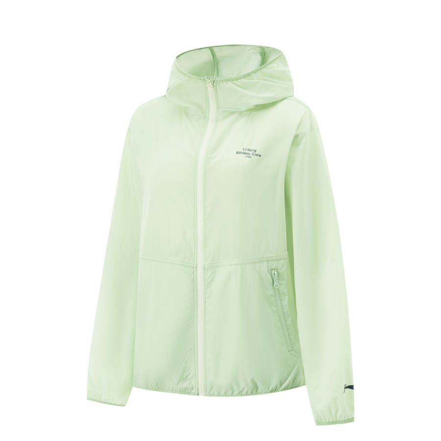 Li-Ning Li Ning Trench Coat Women's Ice Fat Green