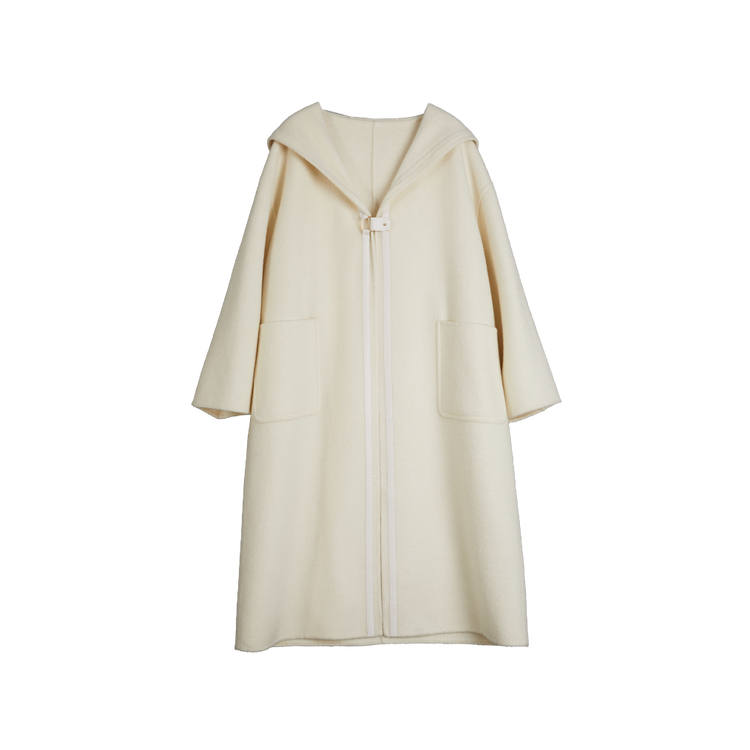 ELLE Coats Women's Apricot Hooded Thickened