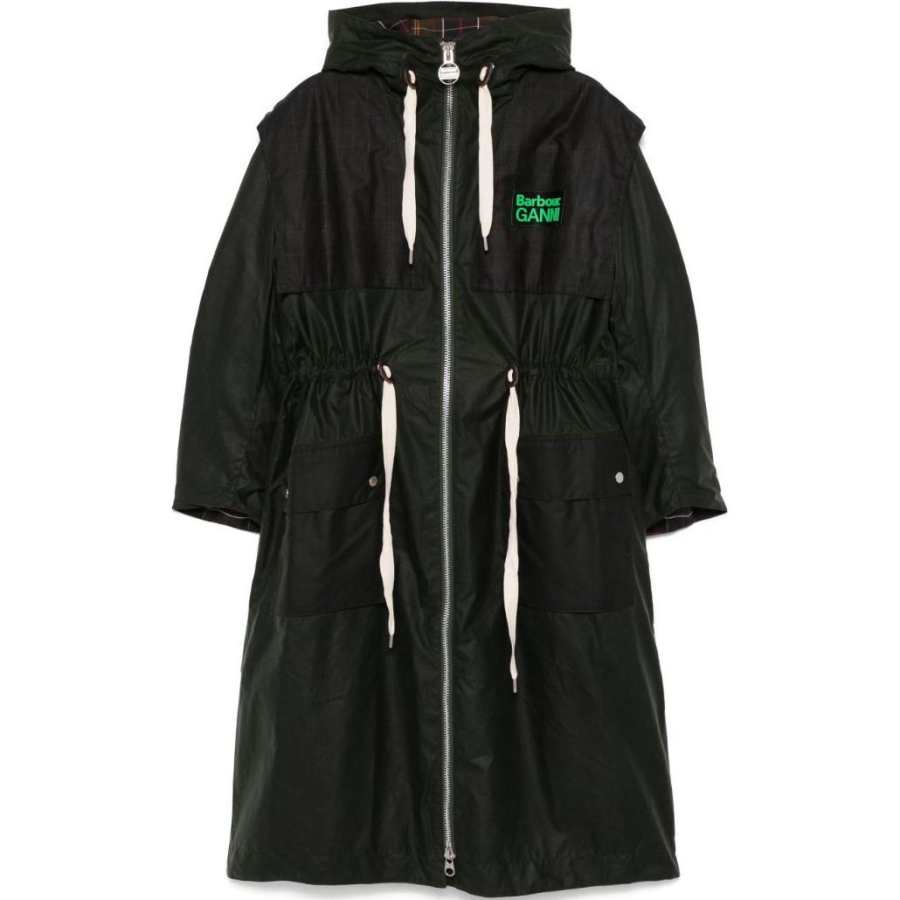 BARBOUR BARBOUR X Ganni Waxed Parka Coat