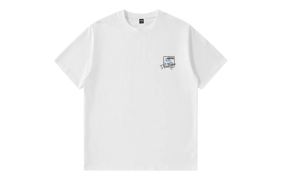 Jeep T Shirts Unisex Crew Neck Moderate Heavyweight