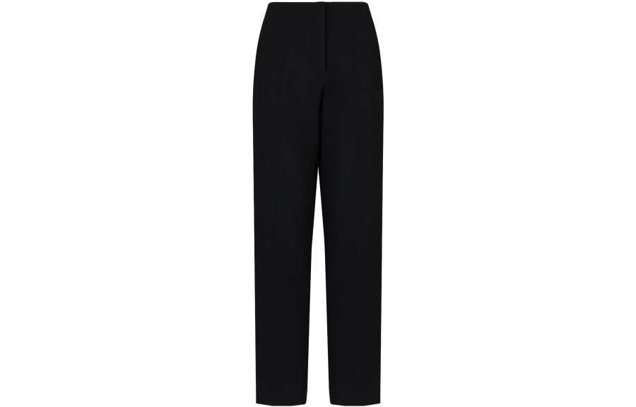 EMPORIO ARMANI Casual Pants Women's Black Moderate Straight Fit Pants