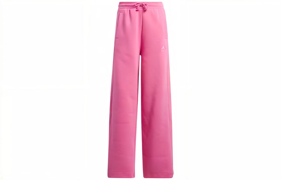 Adidas Adidas Casual Pants Women's Pink Moderate Wide Leg Pants