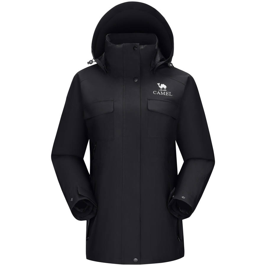 CAMEL CAMEL Loose Fit Windbreaker Jacket Women's