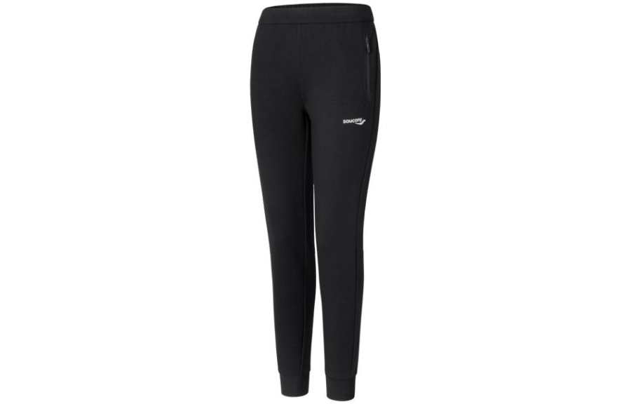 Saucony Casual Pants Women's Black Moderate Straight Fit Pants