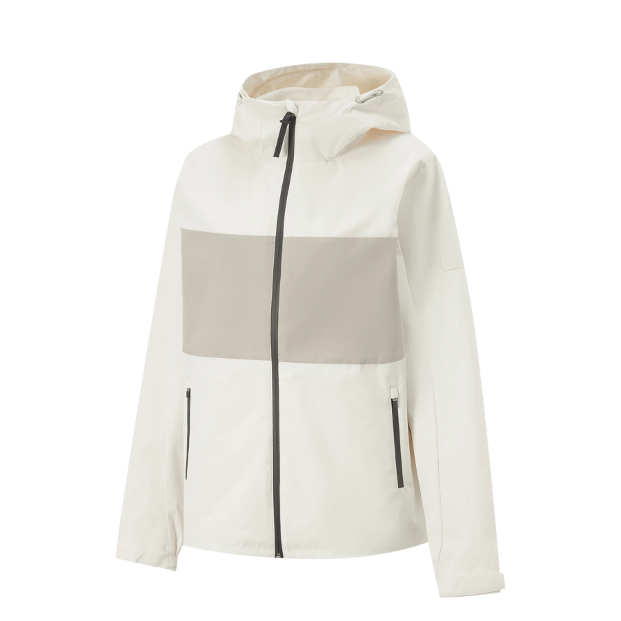 Li-Ning Li Ning Fitness Series Trench Coat Women's Champagne White/Dusty Gray