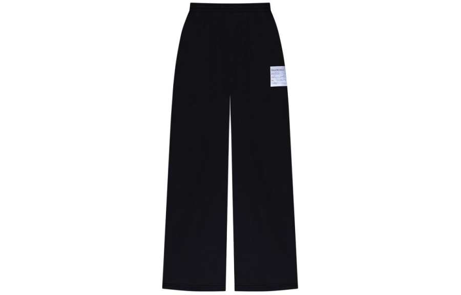 Balenciaga Casual Pants, Loose Fit Women's Black
