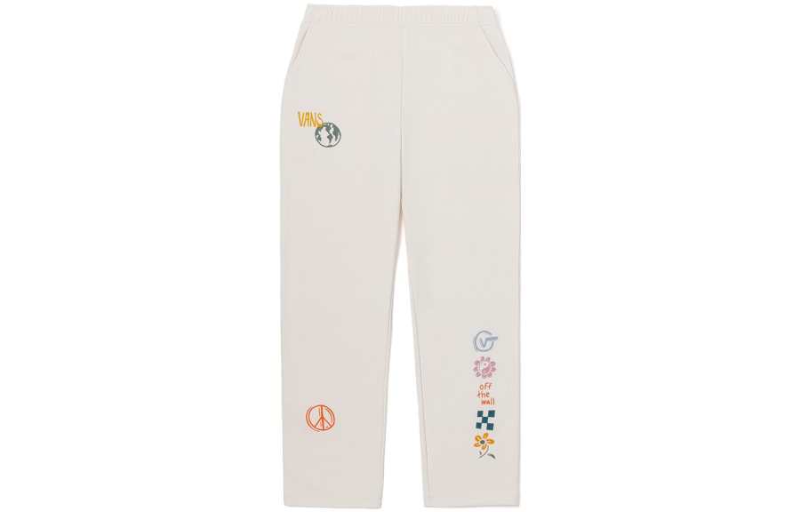 Vans Casual Pants Women's White Moderate Straight Fit Pants