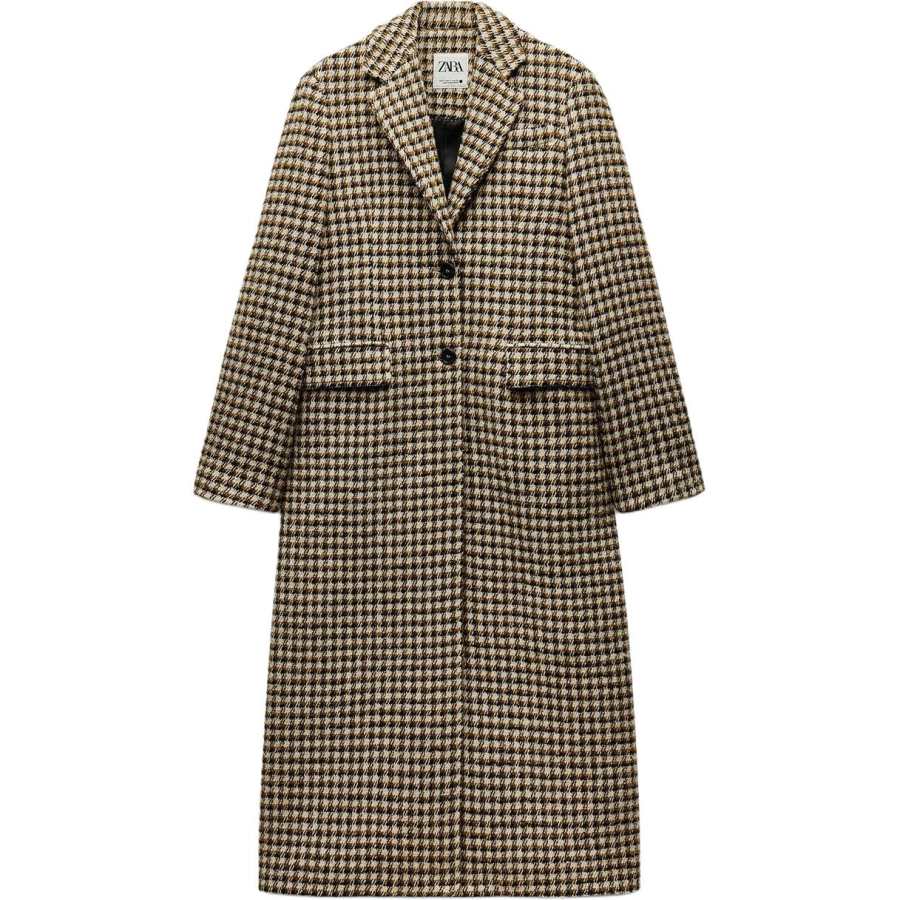 ZARA ZW Series Coats Women's Brown