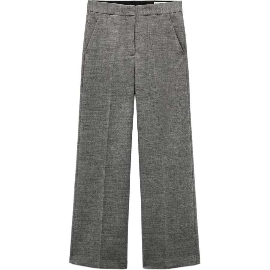 ZARA Casual Pants Women's Gray Moderate Straight Fit Pants