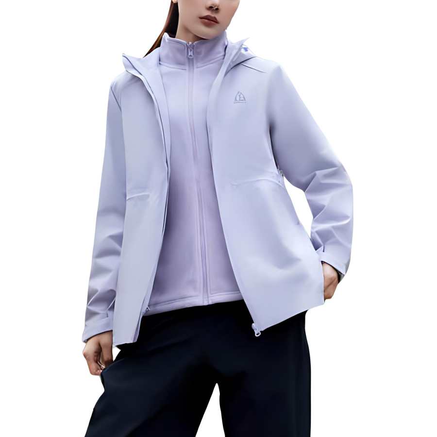 361° Waterproof, Windproof, Abrasion Resistant, Rainproof Windbreaker Jacket Women's Purple