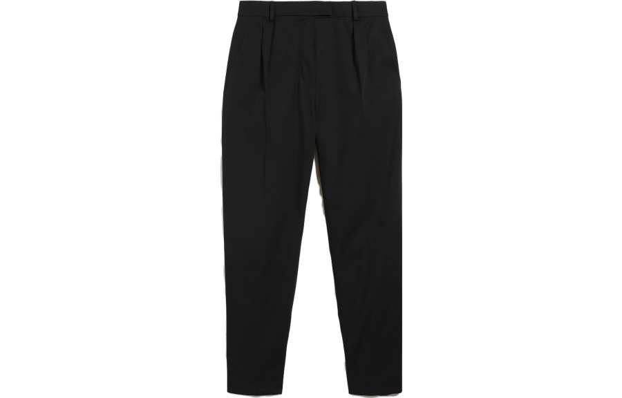 MaxMara Studio MaxMara Studio Casual Pants Women's Black Moderate Tapered Pants