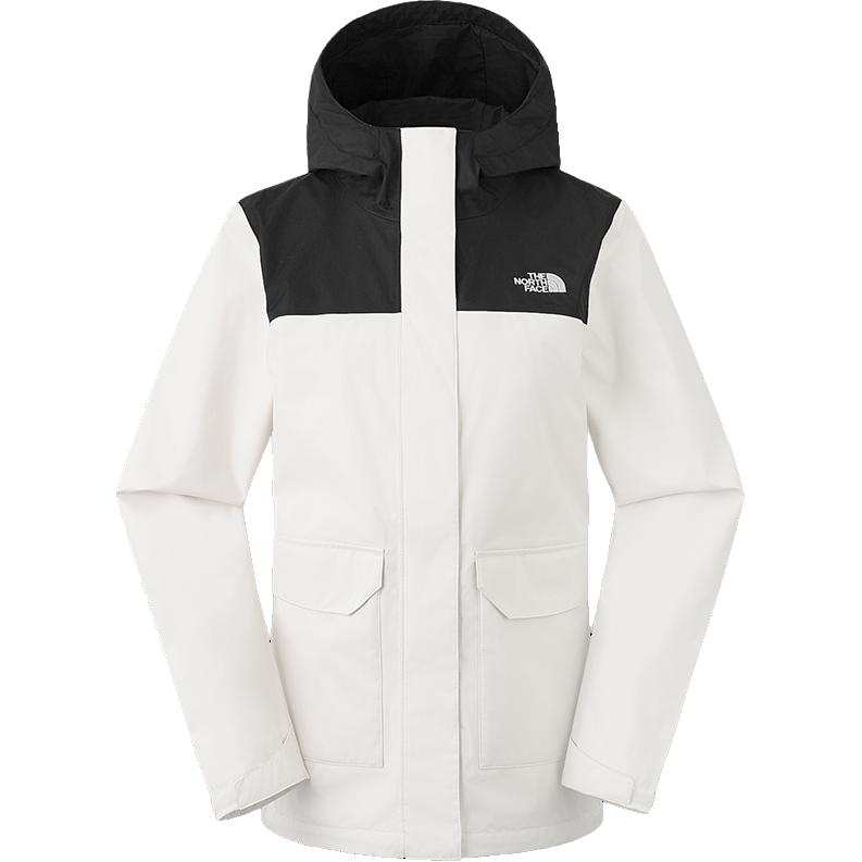 THE NORTH FACE Urban Exploration Waterproof, Windproof, And Water Repellent Windbreaker Jacket Women's Dune White