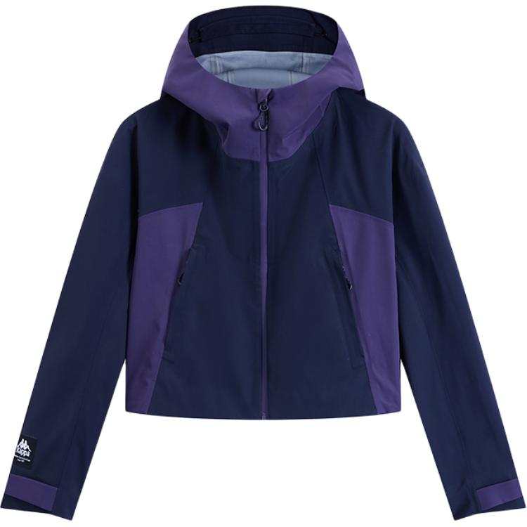 Kappa Waterproof Windbreaker Jacket Women's Black