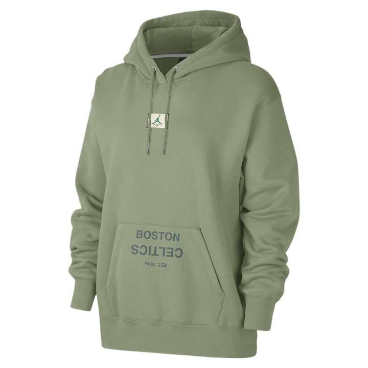 Jordan Jordan Boston Celtics Flight Fleece Women's Jordan Nba Satin-Lined Pullover Hoodie