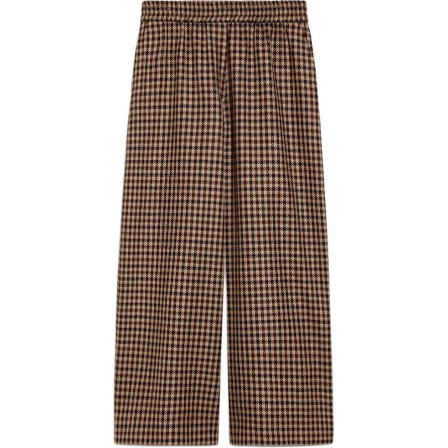 WEEKEND MaxMara Weekend Max Mara Ebe Checked Wide Leg Trousers