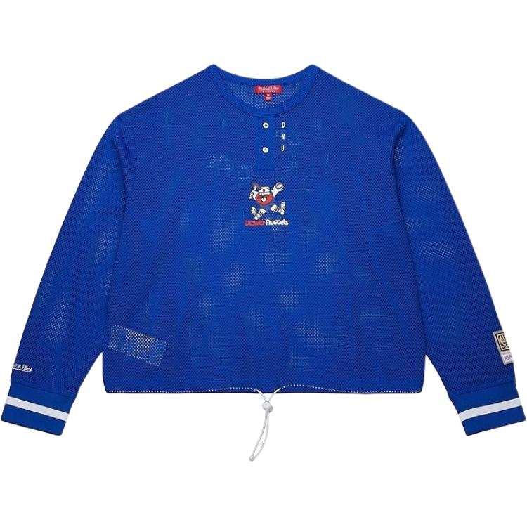 Mitchell Ness x NBA Denver Nuggets Lifestyle Sweatshirt Women's Blue