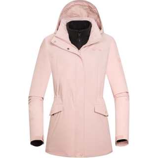 NORTHLAND Hiking Waterproof, Windproof, Breathable, And Thermal Windbreaker Jacket Women's Soft Matte Pink