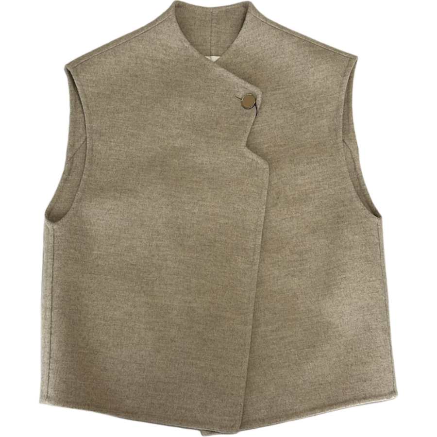 HERMES HERMES Vests Women's Beige Moderate