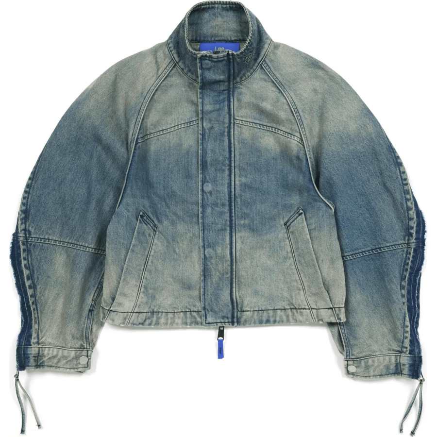 Lee Lee x ANGEL CHEN Denim Jacket Women's Blue