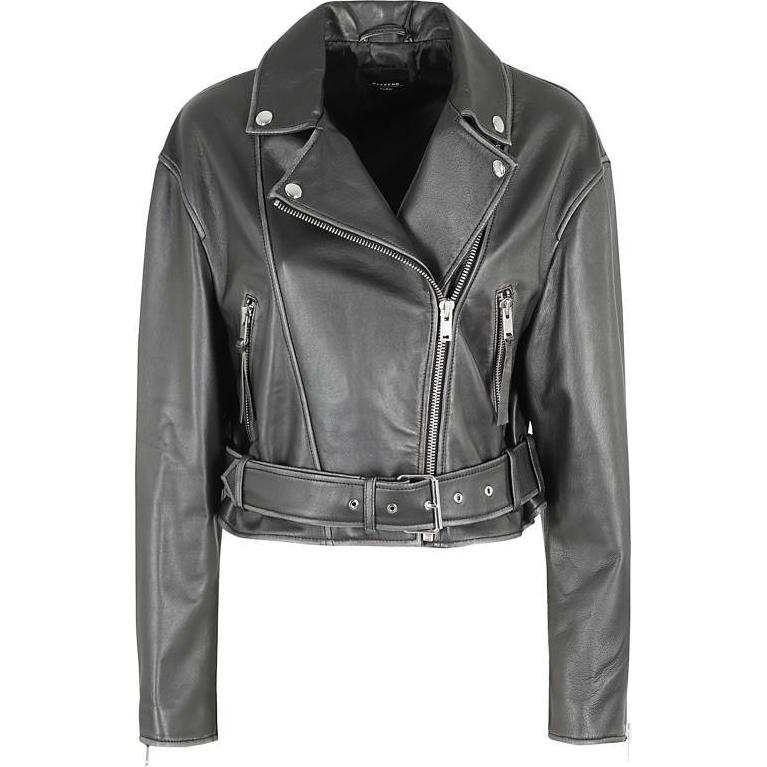 WEEKEND MaxMara WEEKEND MaxMara Zip Detailed Belted Jacket