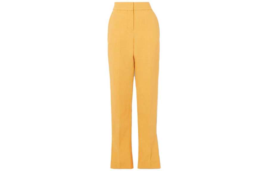 Jacquemus Casual Pants Women's Yellow Moderate Straight Fit Pants