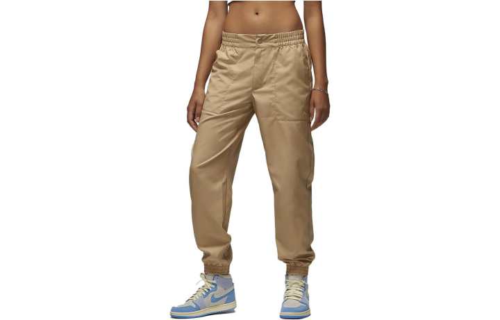 Jordan Jordan Casual Pants Women's Khaki Moderate Cuffed Pants