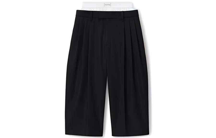 Alexander Wang double-waist cropped trousers