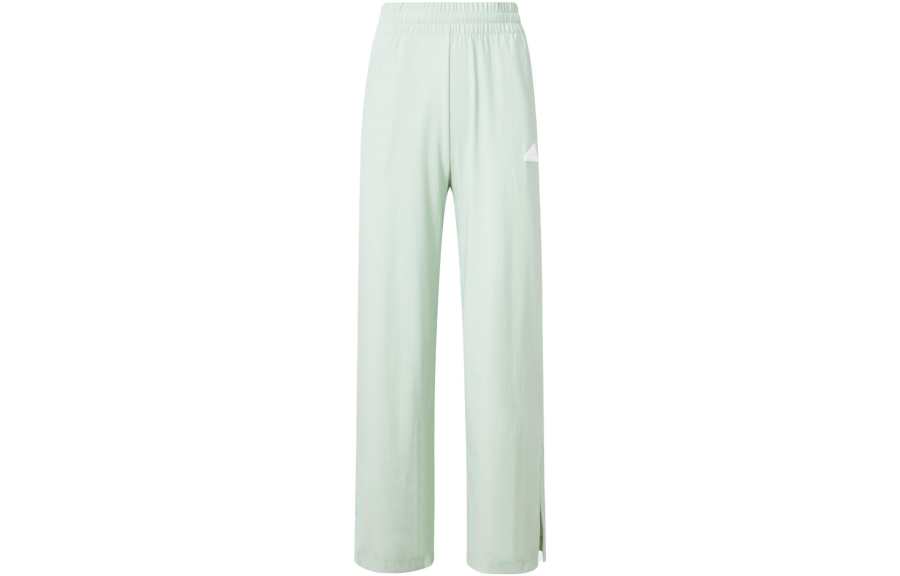 Adidas Adidas Casual Pants Women's Linen Green Moderate Straight Fit Pants